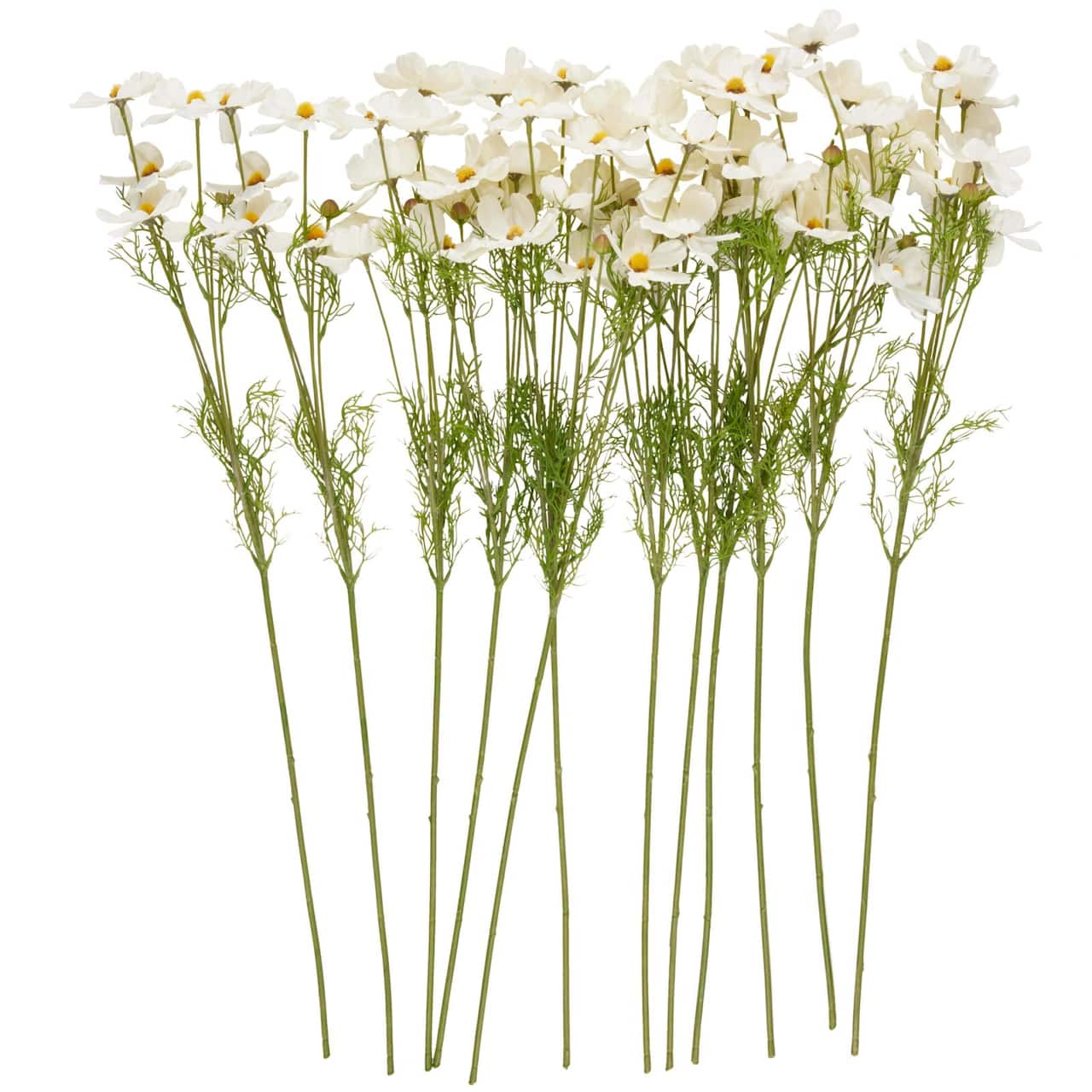 32" White Galsang Artificial Flower Stem, 12ct.